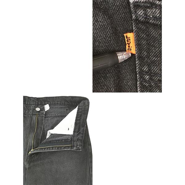 古着 90s USA製 Levi's 505-4159 サルファ スーパー ブラック デニム