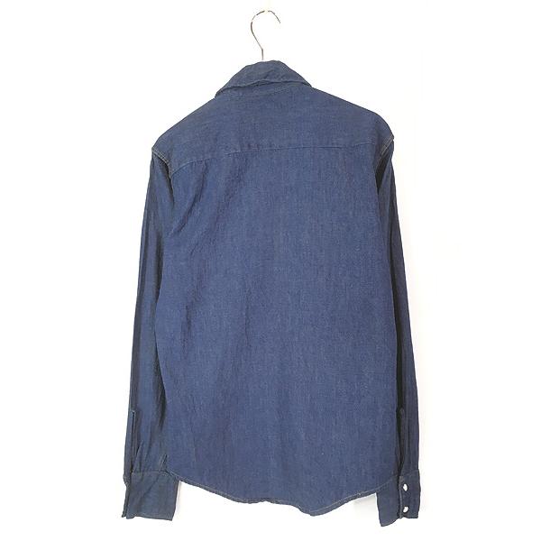 古着 60-70s Madewell ミミ付 フルスナップボタン 真紺 インディゴ