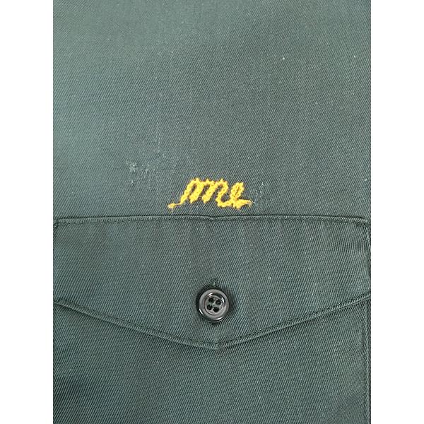 古着 60s USA製 Lee Chetopa 「SEASHORE SUPPLY」 豪華 チェーン ステッチ コットン ワーク シャツ 15 古着 60s USA製 Lee Chetopa 「SEASHORE SUPPLY」 豪華 チェーン