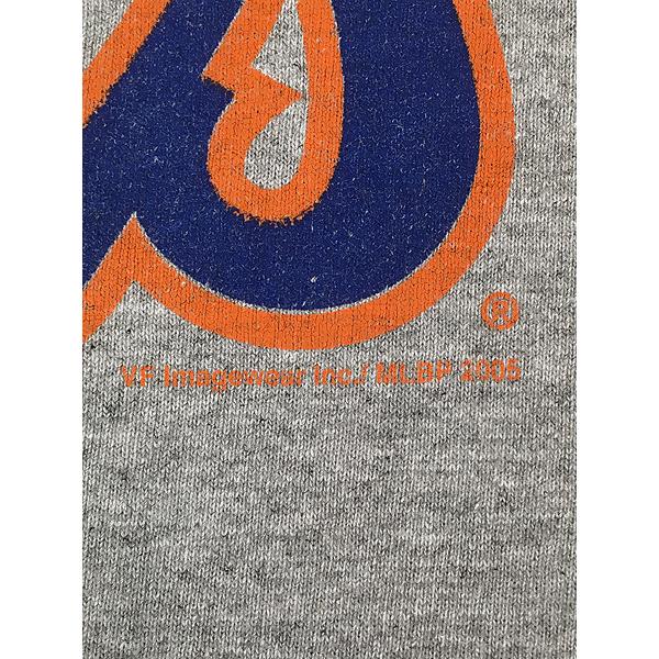 古着 00s MLB New York Mets メッツ ラグラン 7分袖 Tシャツ XL位