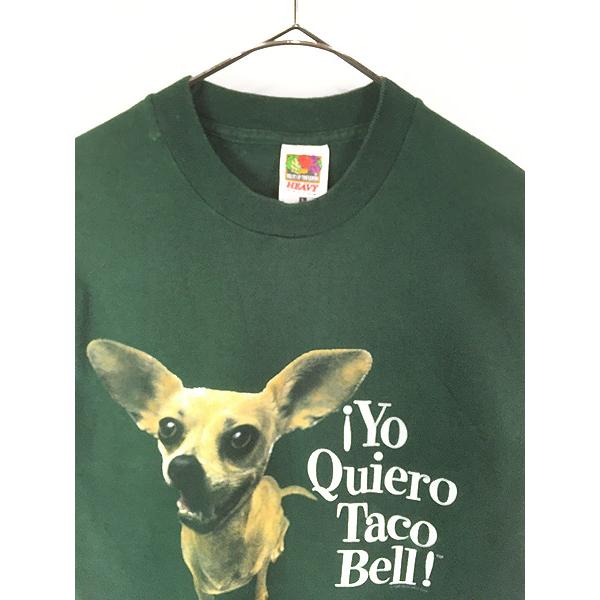 古着 90s TACOBELL 「Yo Quiero Taco Bell」 タコベル チワワ T