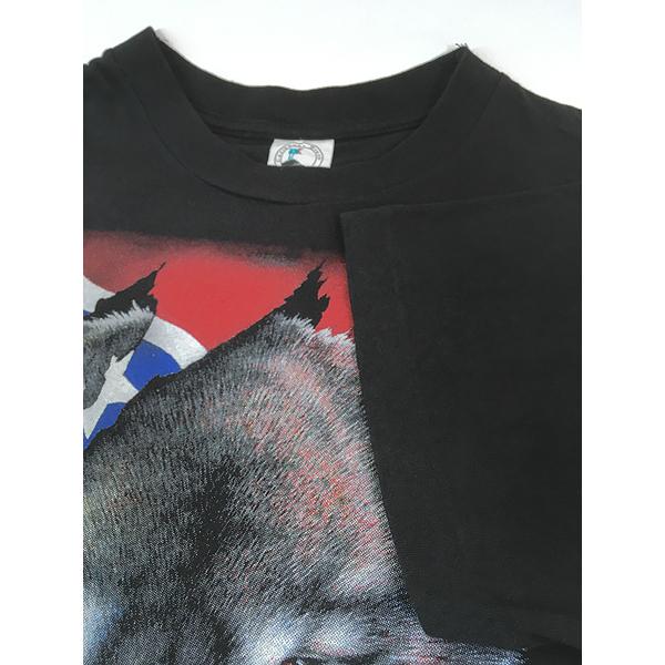 古着 90s アメリカ 南軍旗 サザンクロス レベルフラッグ オオカミ