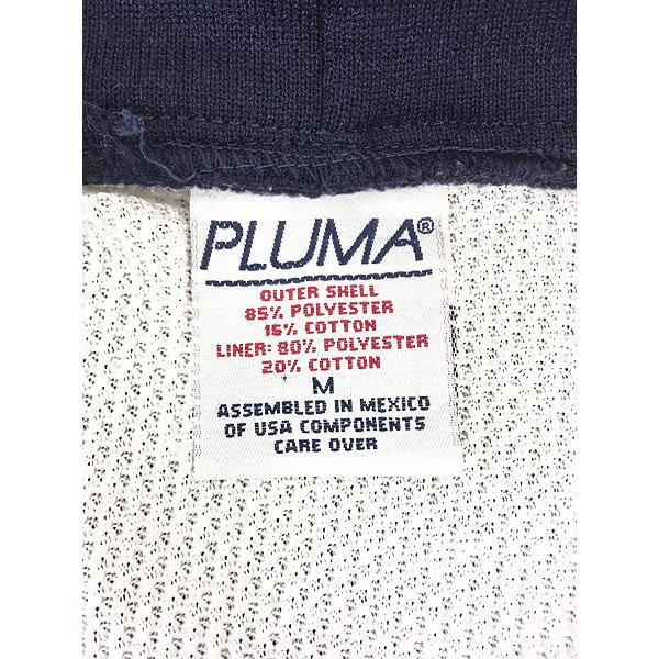 古着 90s PLUMA 無地 ソリッド 裏サーマル セットイン