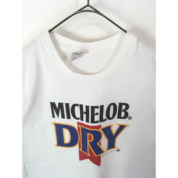 古着 80s USA製 MICHELOB DRY ビール 企業 Tシャツ L : 古着屋ドラセナ 