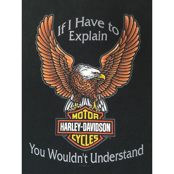 古着 90s USA製 HARLEY DAVIDSON イーグル バー&シールド タンクトップ