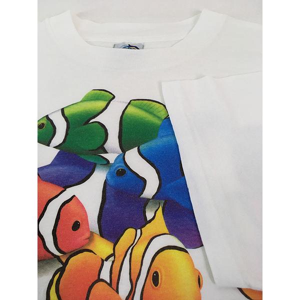 古着 90s USA製 熱帯魚 おさかな カクレクマノミ カラフル フィッシュ