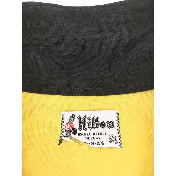古着 60s Hilton 「TRANE by Cary Heating」 豪華 チェーン ステッチ