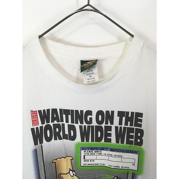 古着 90s USA製 DILBERT 「World Wide Web」 Scott Adams PC 