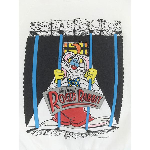 古着 80s Disney Who Framed Roger Rabbit ロジャーラビット
