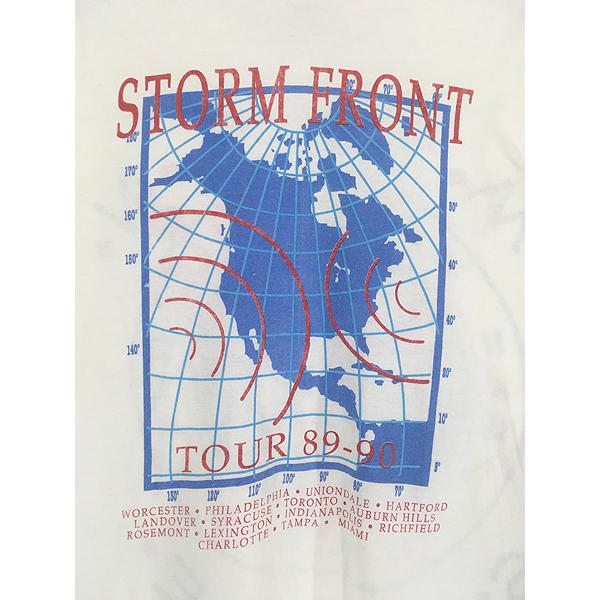 古着 80s USA製 Billy Joel 「Storm Front Tour 89-90」 ツアー ロック