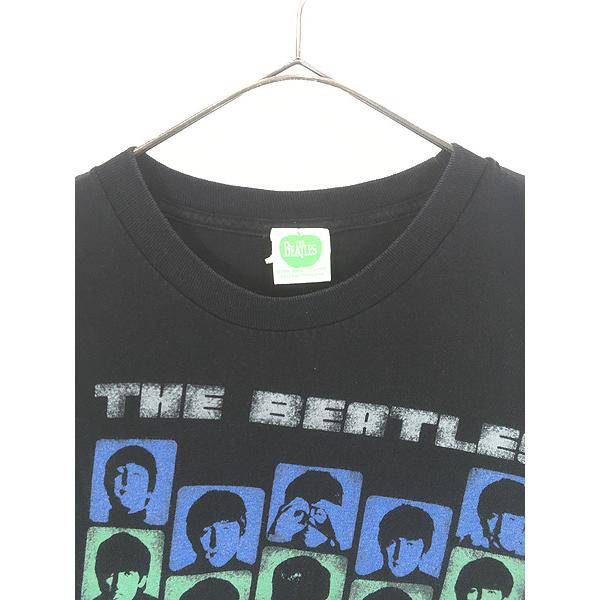 古着 00s The Beatles カラフル フォト グラフィック ミュージック
