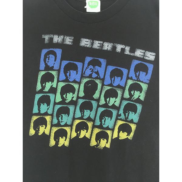 古着 00s The Beatles カラフル フォト グラフィック ミュージック