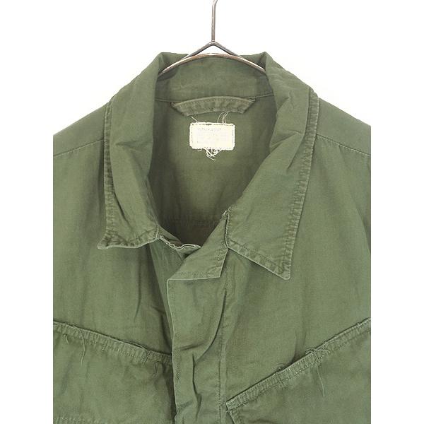 古着 60s 米軍 US 3rd ノンリップ ポプリン ベトナム ジャングル