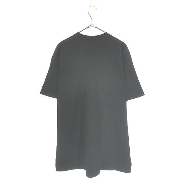 古着 90s 満月 魔女 モノクロ ダーク アート メッセージ Tシャツ XXL