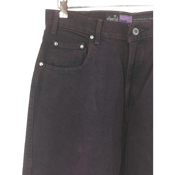古着 90s Levi's Silver Tab 「Baggy」 パープル デニム バギー パンツ