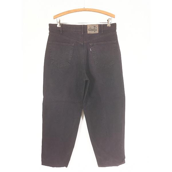 古着 90s Levi's Silver Tab 「Baggy」 パープル デニム バギー パンツ