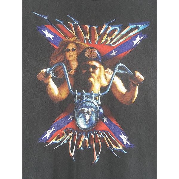古着 00s Lynyrd Skynyrd 両面 サザン ロック バンド Tシャツ XL位
