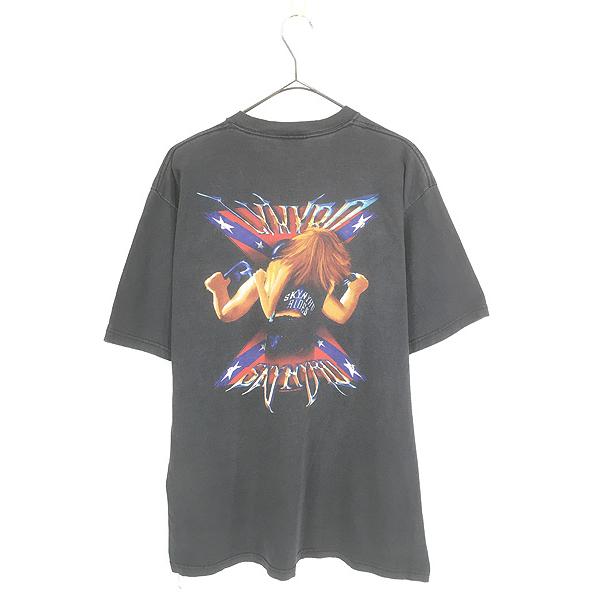 古着 00s Lynyrd Skynyrd 両面 サザン ロック バンド Tシャツ XL位