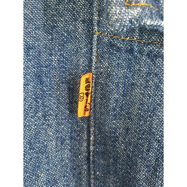 古着 70s Levi's 60649-1117 ウエスタンヨーク 3つ山ポケット ブルー