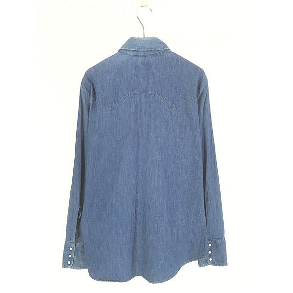 古着 70s Levi's 60649-1117 ウエスタンヨーク 3つ山ポケット ブルー