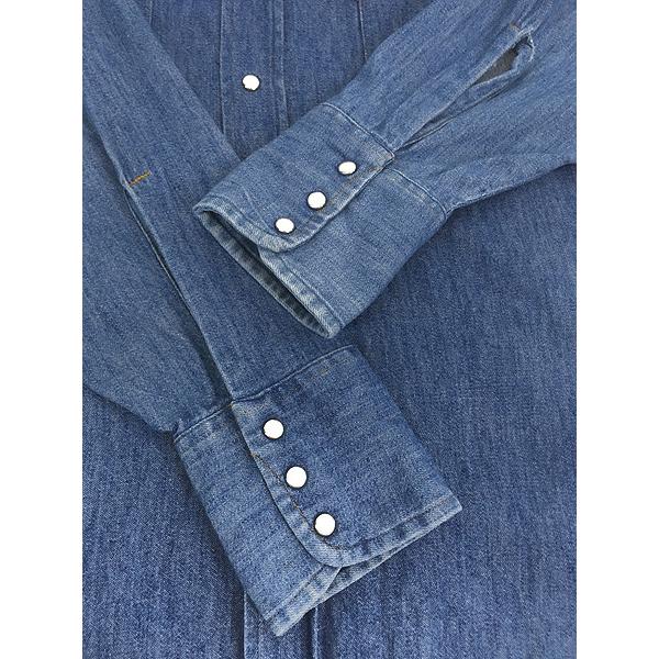 古着 70s Levi's 60649-1117 ウエスタンヨーク 3つ山ポケット ブルー