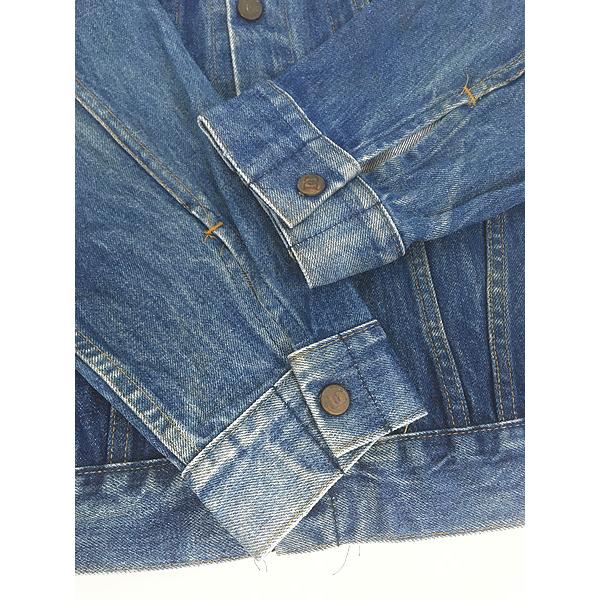古着 80s USA製 Dee Cee Brand 2つ山ポケット ブルー デニム トラッカー ジャケット Gジャン 40 古着 80s USA製 Dee Cee Brand 2つ山ポケット ブルー デニム
