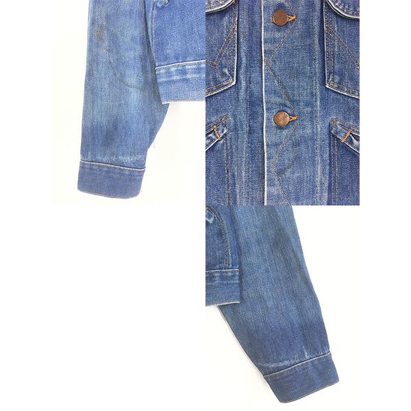 古着 70s USA製 Wrangler 126MJ No Fault Denims ブルー デニム