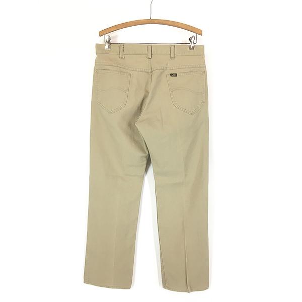 古着 80s USA製 Lee 200-1822 5ポケット コットンツイル ストレート