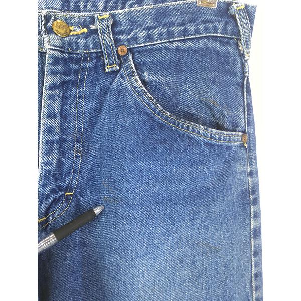 古着 80s USA製 Lee 200 濃紺 ブルー デニム パンツ ジーンズ