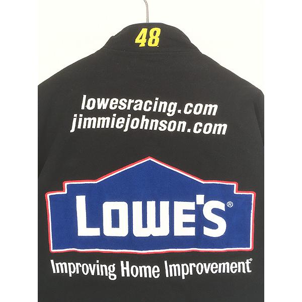 古着 CHASE 「LOWE'S」 ロウズ 企業 刺しゅう レーシング ジャケット L