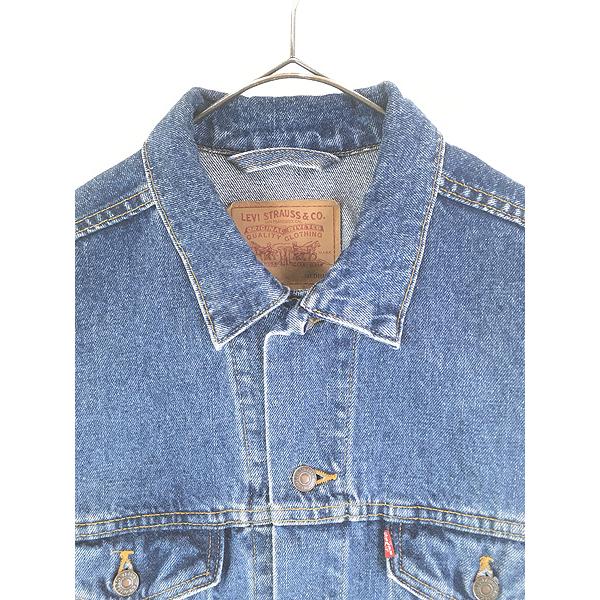 90's■Levi's 【40】90's 70507 2nd デニムジャケット 古着 90s USA製 Levi's 70507-4890 デカタグ ビッグシルエット ブルー