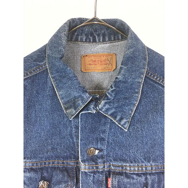 古着 70-80s USA製 Levi's 71506-0216 4th ポケット付 濃紺 デニム