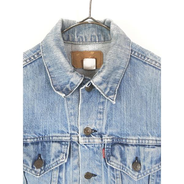 70s Levi's 70505 4thデニムジャケット 古着 70s USA製 Levi's 70505 4th インディゴ デニム トラッカー