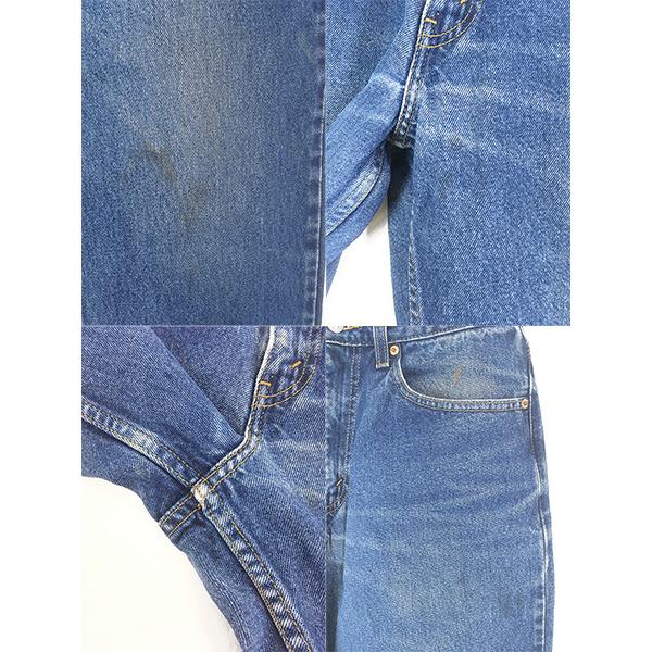 古着 90s Levi's 550-0216 濃紺 ブルー デニム パンツ ジーンズ