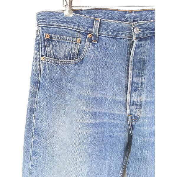 古着 90s USA製 Levi's 501-0193 ブルー デニム パンツ ジーンズ ストレート W37 L30 古着 90s USA製 Levi's 501-0193 ブルー デニム パンツ ジーンズ