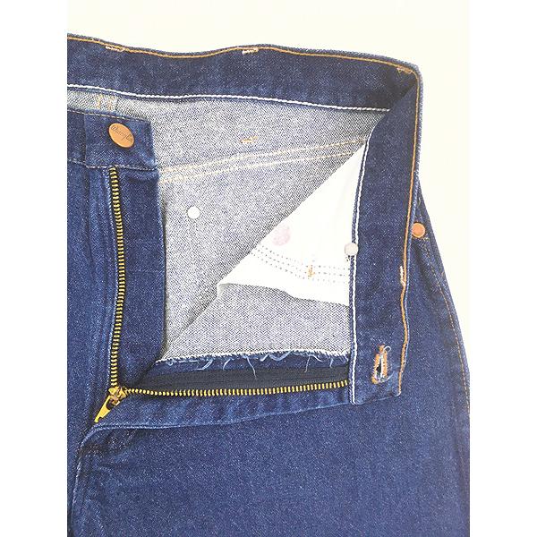 古着 90s USA製 Wrangler 13MWZPW 真紺 ブルー デニム パンツ ジーンズ