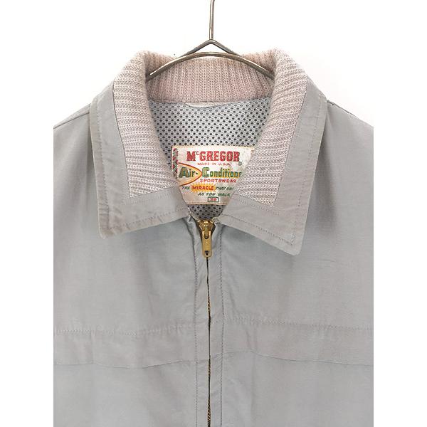 古着 70s USA製 McGREGOR 「Air Conditioned」 エアコン 撥水 コットン 