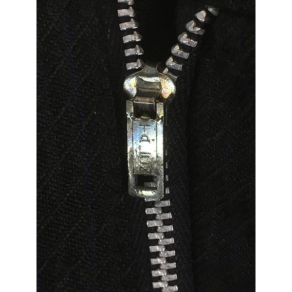 古着 50-60s 斜めストライプ ギャバジン ウール スラックス パンツ