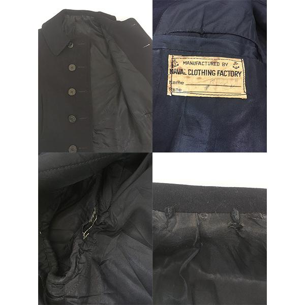 古着 40s 米軍 US Navy 10ボタン ミリタリー 防水 防寒 メルトン