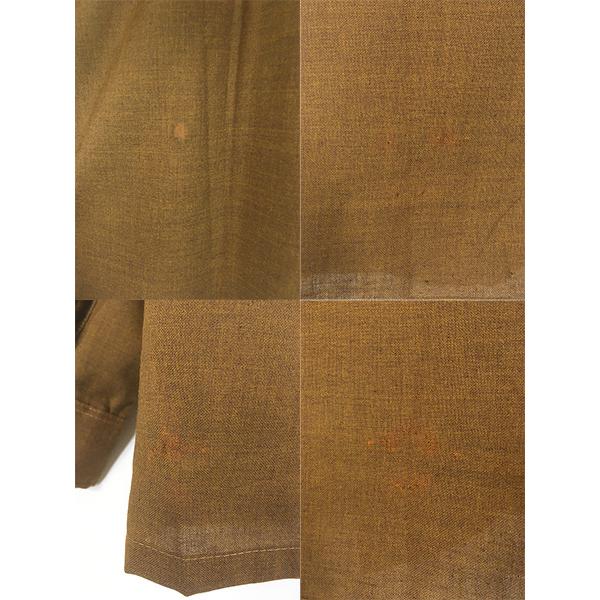 古着 60s Cambridge ハンドステッチ ポケット 開襟 ボックス コットン