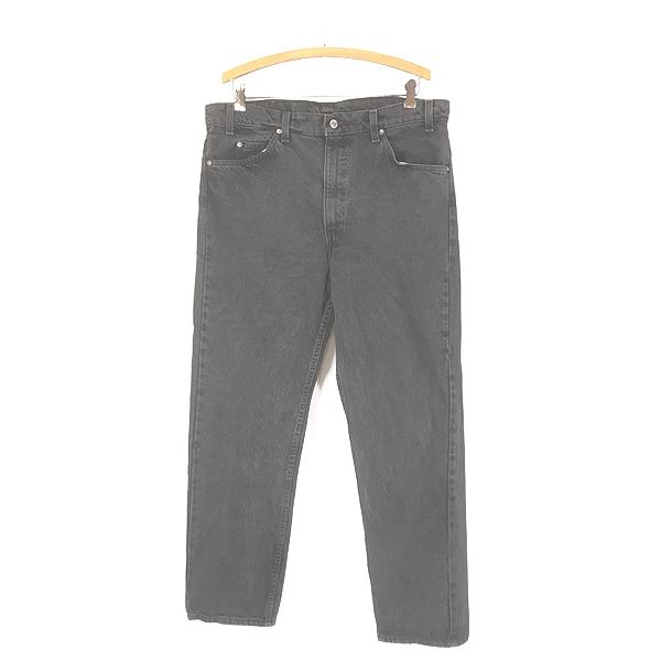 古着 90s USA製 Levi's 505-4159 サルファ スーパー ブラック デニム パンツ ジーンズ スリム W37 L30 古着 90s USA製 Levi's 505-4159 サルファ スーパー ブラック デニム