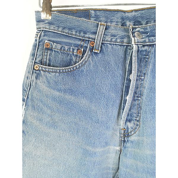 古着 90s Canada製 Levi's 501-0193 ブルー デニム パンツ ジーンズ