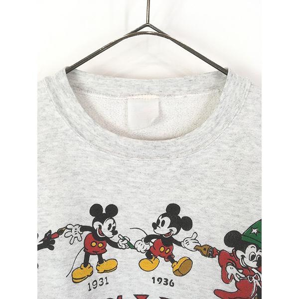 古着 90s USA製 Disney Mickey 「Through The Years」 歴代 ミッキー