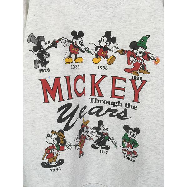 古着 90s USA製 Disney Mickey 「Through The Years」 歴代 ミッキー