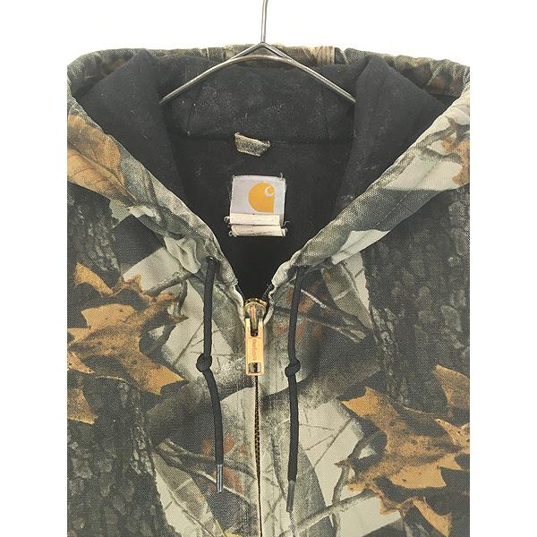 古着 90s- Carhartt CMO リアルツリー カモ 迷彩 ダック 防寒 パデット