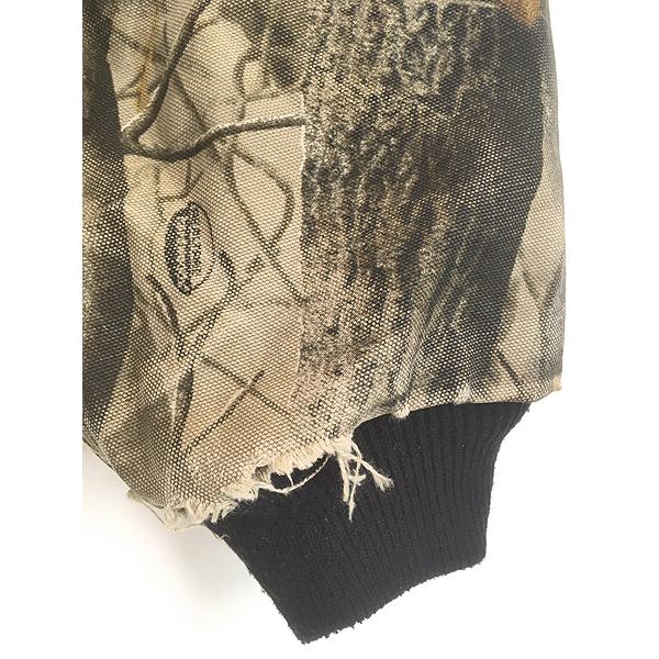 古着 90s- Carhartt CMO リアルツリー カモ 迷彩 ダック 防寒 パデット