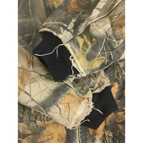 古着 90s- Carhartt CMO リアルツリー カモ 迷彩 ダック 防寒 パデット