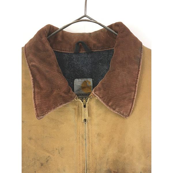 古着 80-90s Carhartt 裏地 ストライプ ブランケット フェード