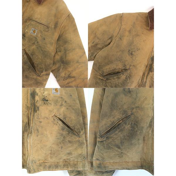 古着 80-90s Carhartt 裏地 ストライプ ブランケット フェード