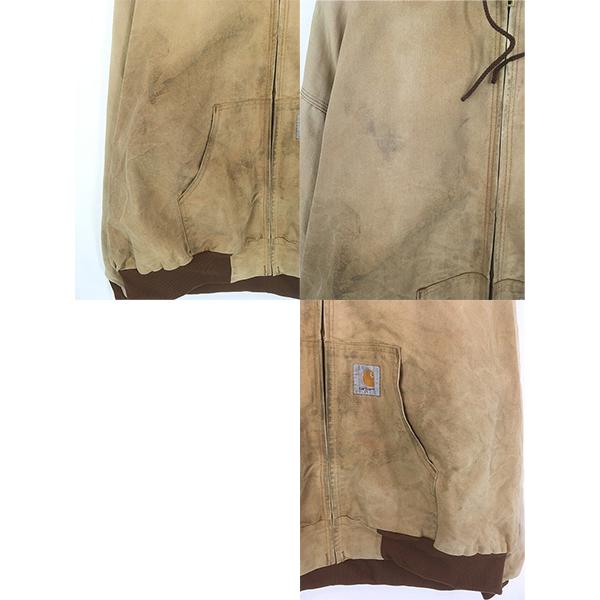 古着 80-90s Carhartt 裏地 メッシュ ブラウン ダック アクティブ